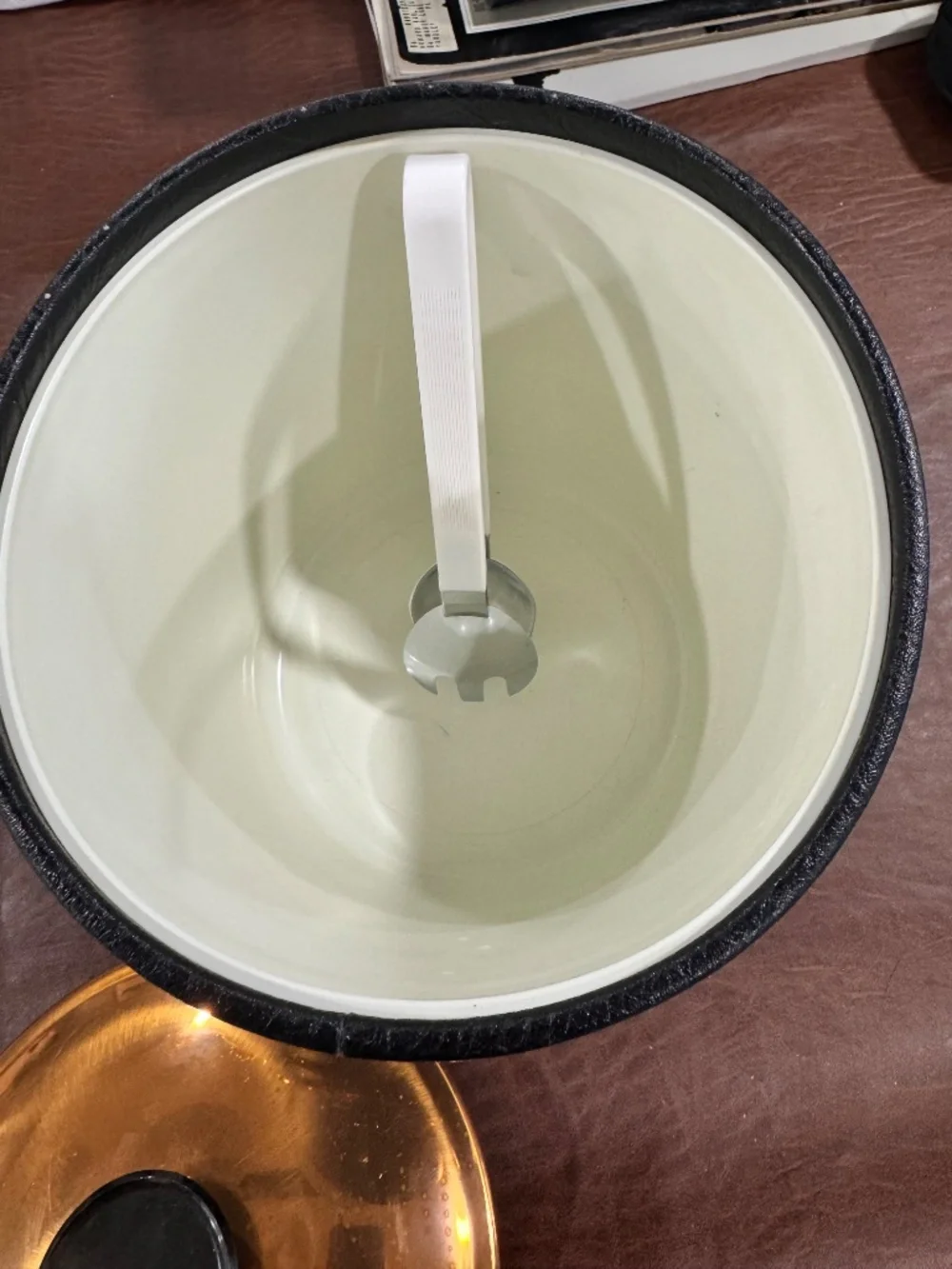 vintage Coppercraft Guild ice bucket from the 1970s